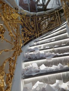  LAGI BÌNH THUẬN - CÔNG TRÌNH CẦU THANG SẮT MỸ THUẬT GIÁC VÀNG - CẦU THANG LƯỢN CONG  