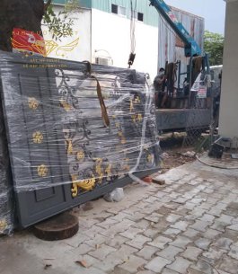 Công Trình Cửa Cổng Sắt Mỹ Thuật Lắp Đặt Tại Quân 7