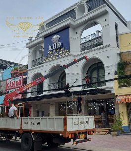 CÔNG TRÌNH MÁI ĐÓN, KÍNH CƯỜNG LỰC TẠI TIỆM VÀNG THẾ HÙNG TÂN AN LONG AN