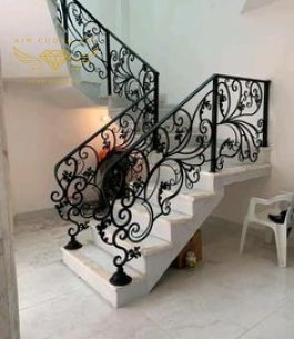 cầu thang sắt mỹ thuật
