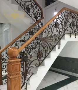 cầu thang sắt mỹ thuật
