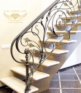 cầu thang sắt mỹ thuật