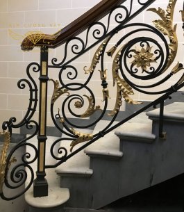 cầu thang sắt mỹ thuật