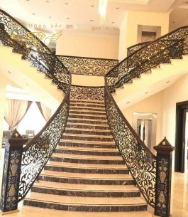 cầu thang sắt mỹ thuật 