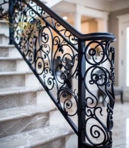 cầu thang sắt mỹ thuật 