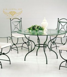 BÀN GHẾ SẮT MỸ THUẬT