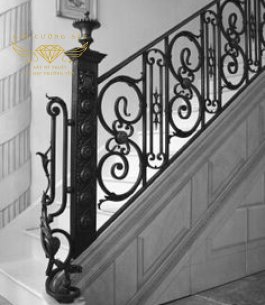 cầu thang sắt mỹ thuật 