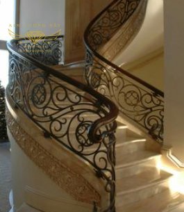 cầu thang sắt mỹ thuật 