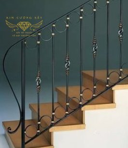 cầu thang sắt mỹ thuật 