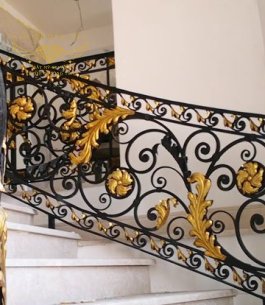 cầu thang sắt mỹ thuật 