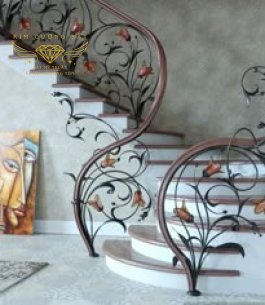 cầu thang sắt mỹ thuật 