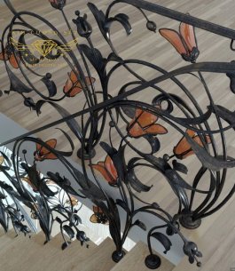 Cầu Thang sắt mỹ thuật