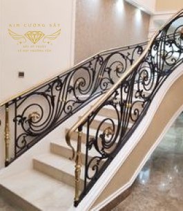 cầu thang sắt mỹ thuật 