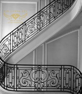 cầu thang sắt mỹ thuật 